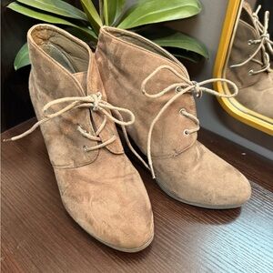 Francesca's Collections Brown Lace Up Boots